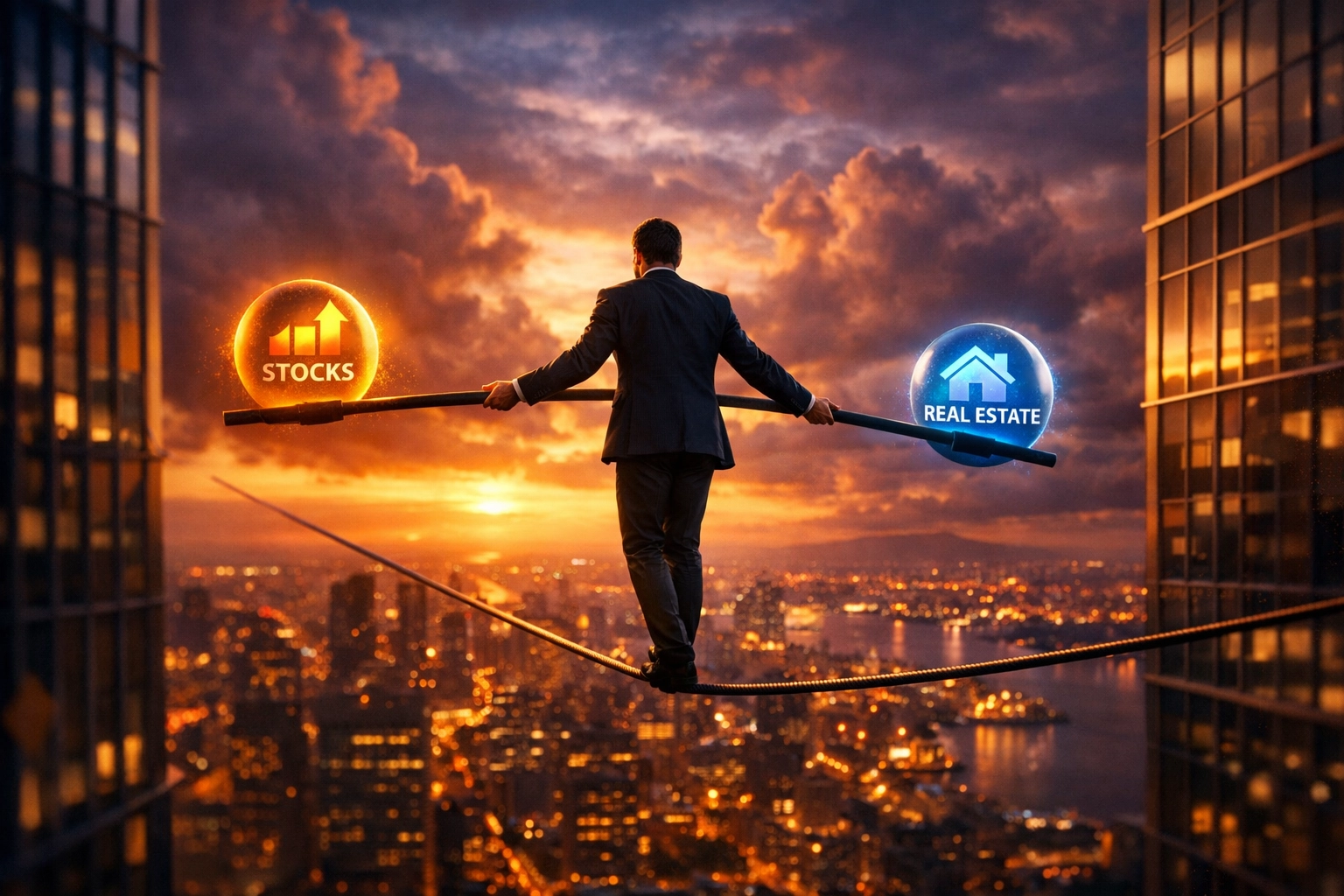 Investor balancing risk and reward when evaluating minimum investment requirements for alternatives