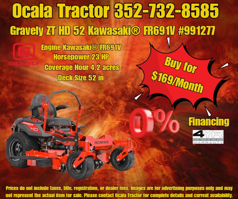 Gravely ZT HD 52 zero-turn mower