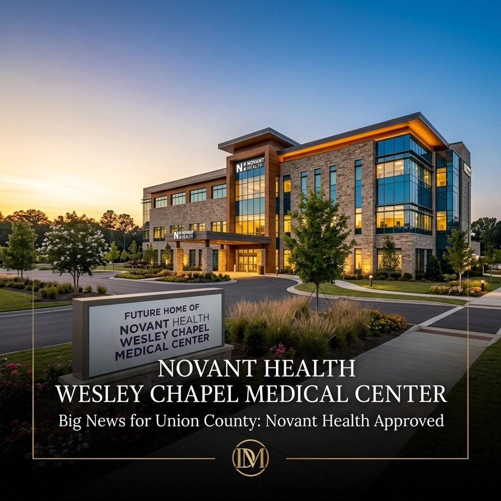 Big News for Union County: Novant Health Approved for New Wesley Chapel Medical Center