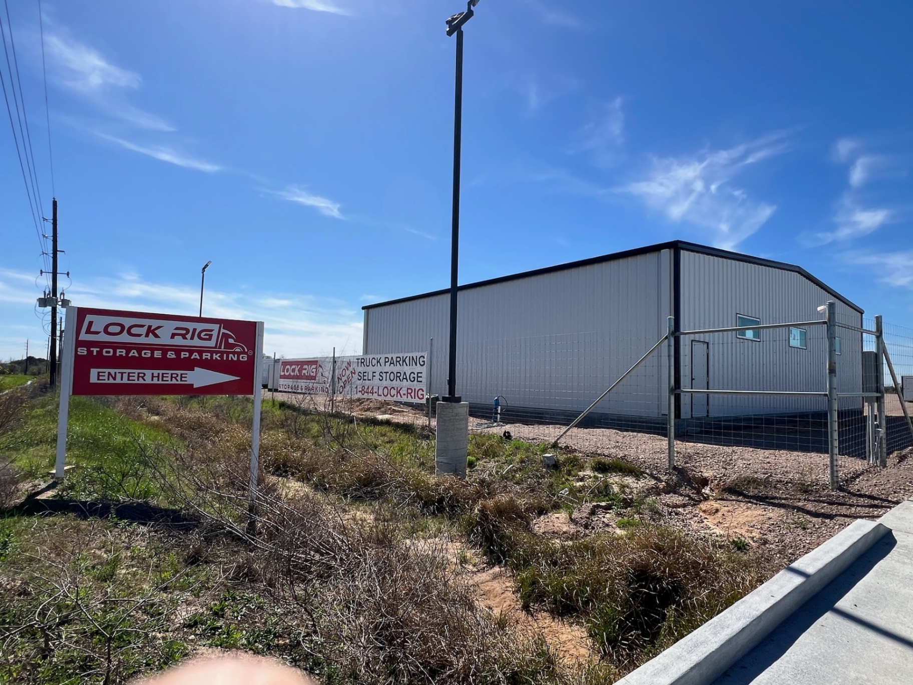 LockRig Storage & Parking entrance