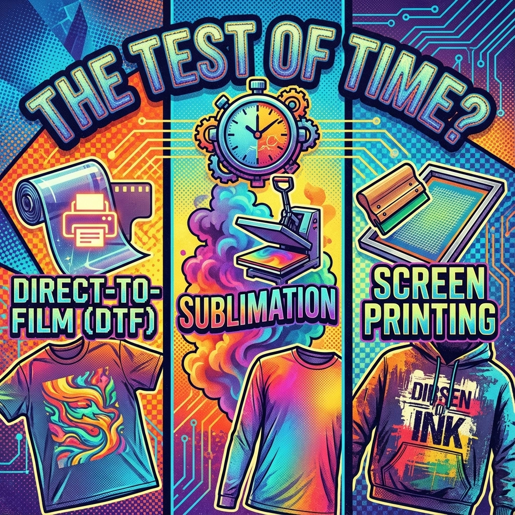 Direct-to-Film, Sublimation, and Screen Printing: Which Custom Apparel Method Stands the Test of Time?
