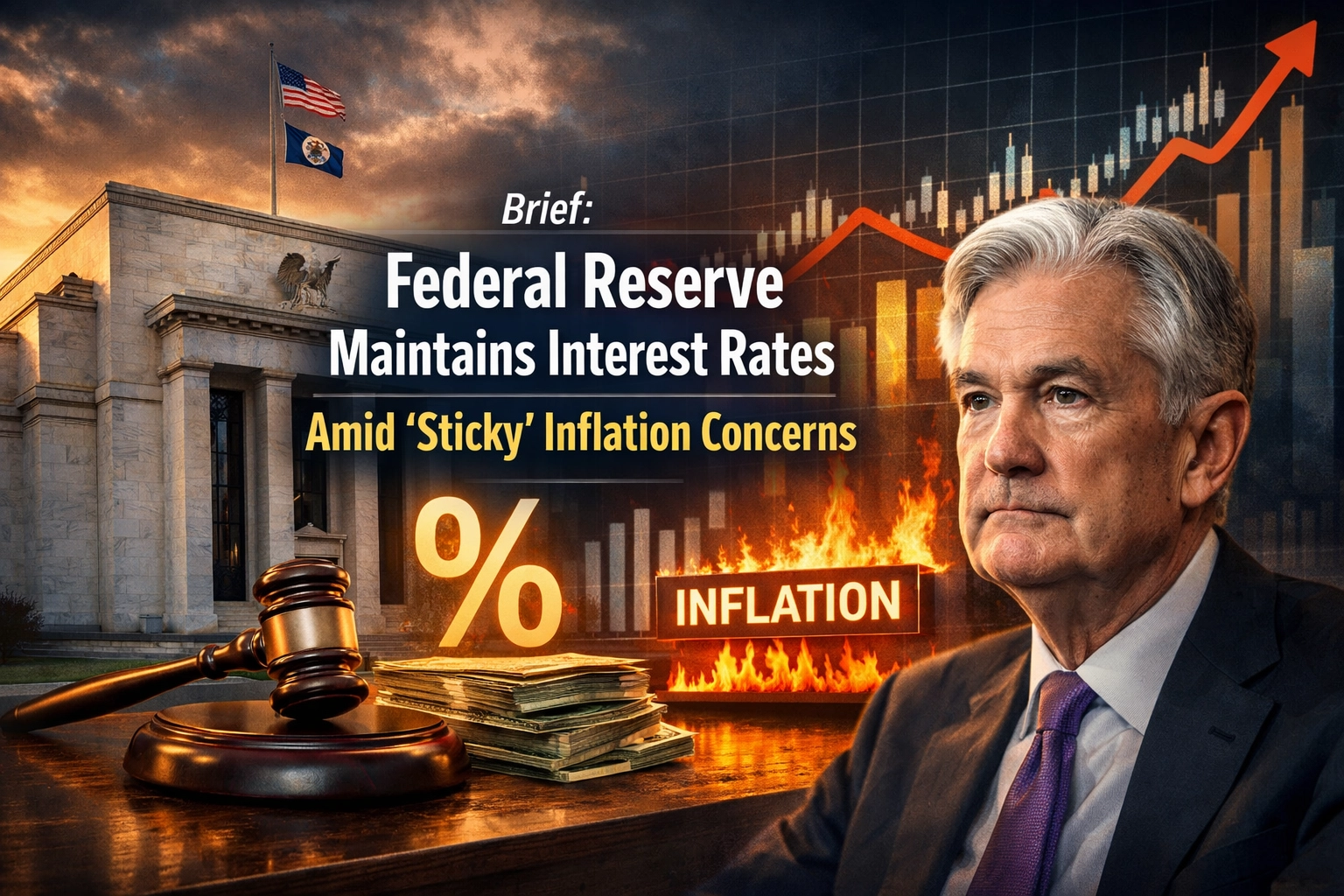 [HERO] Brief: Federal Reserve maintains interest rates amid 