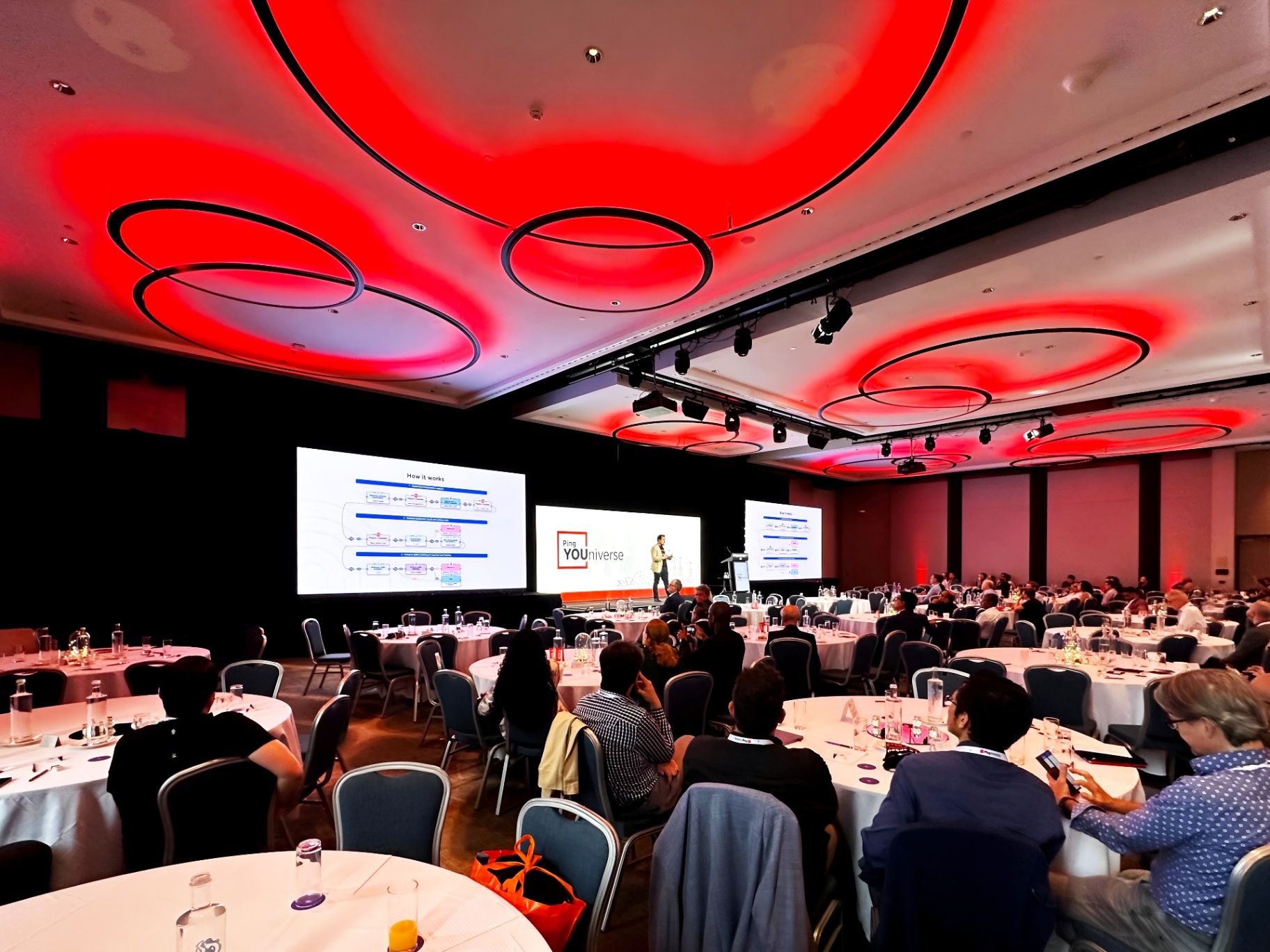 LED Wall in a Corporate Conference Setting
