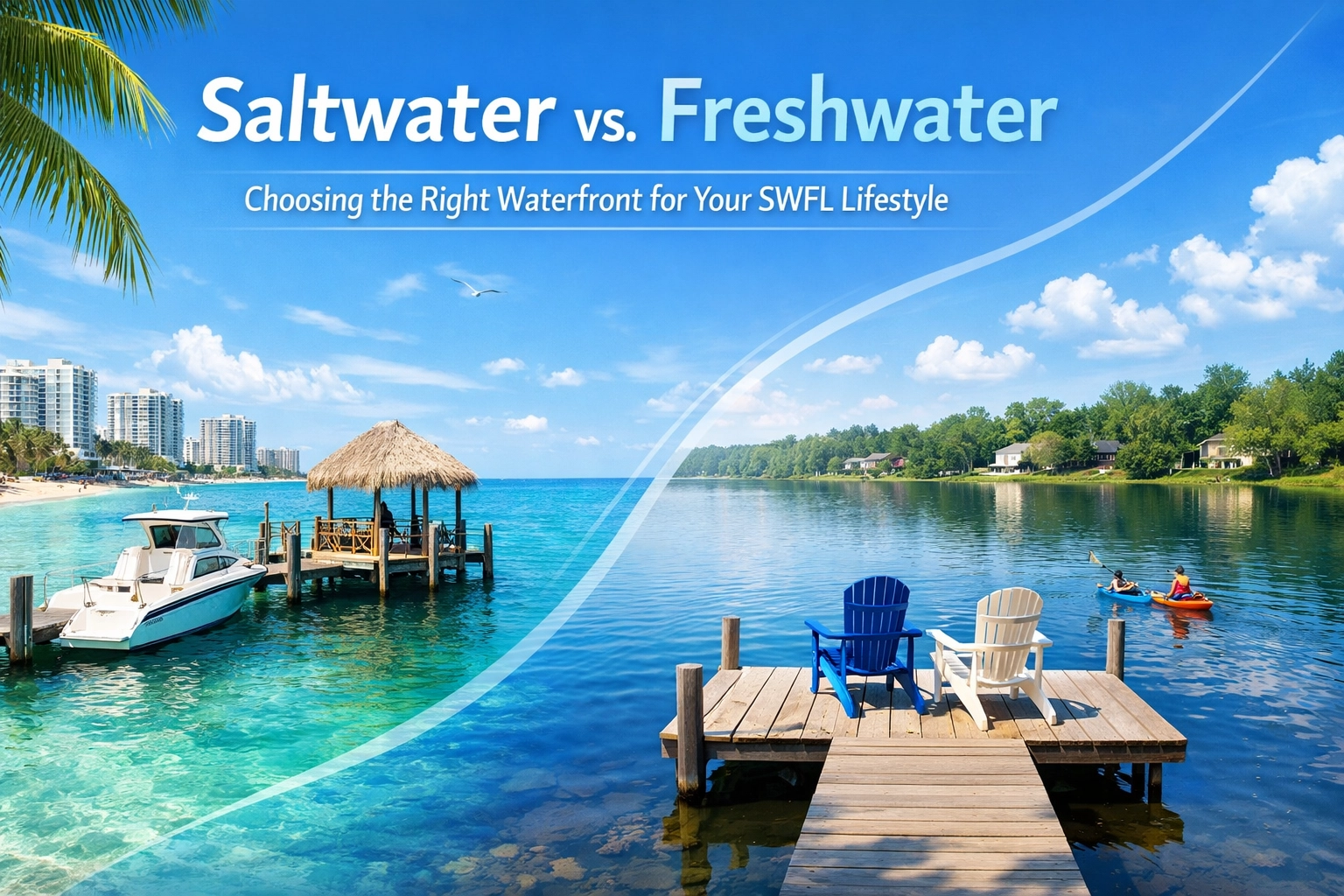[HERO] Saltwater vs. Freshwater: Choosing the Right Waterfront for Your SWFL Lifestyle