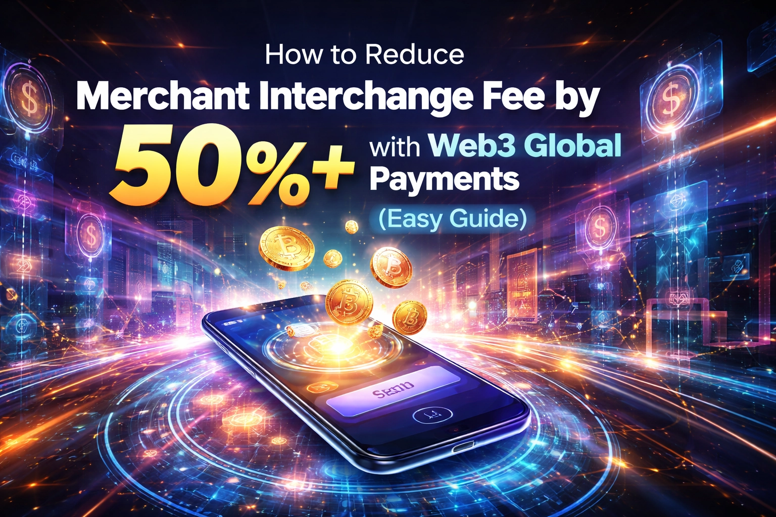 [HERO] How to Reduce Merchant Interchange Fees by 50%+ with Web3 Global Payments (Easy Guide)