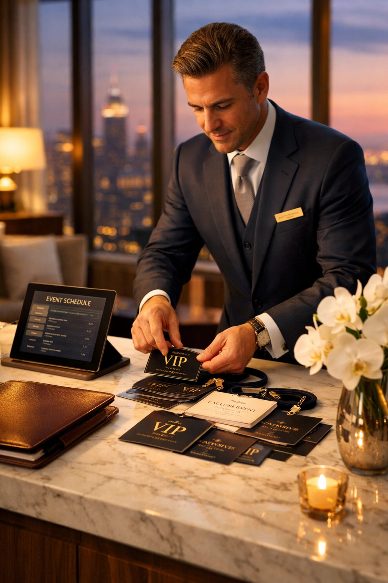 PRESS RELEASE: 5 Ways USA Entertainment Travel Is Transforming Super Bowl Corporate Travel with AI-Powered Logistics and Executive Concierge Services Executive concierge arranging VIP credentials for Super Bowl corporate hospitality services