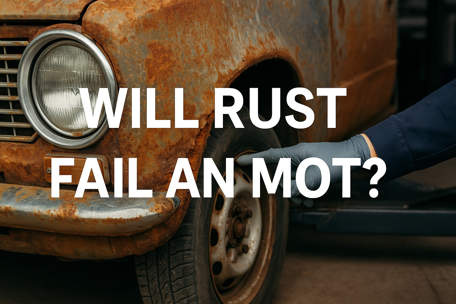 Will rust fail an MOT?