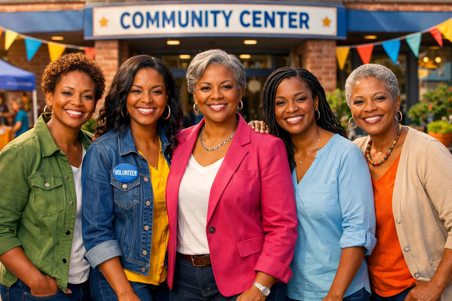 Black women community leaders standing together as Pillars of Hope for South Jersey families.