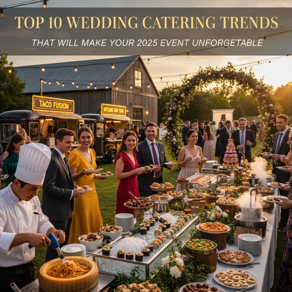 Top 10 Wedding Catering Trends That Will Make Your 2025 Event Unforgettable