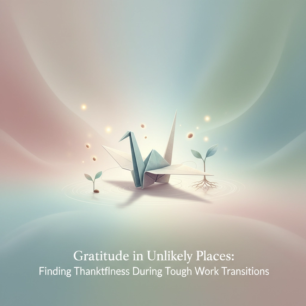 Gratitude in Unlikely Places: Finding Thankfulness During Tough Work Transitions
