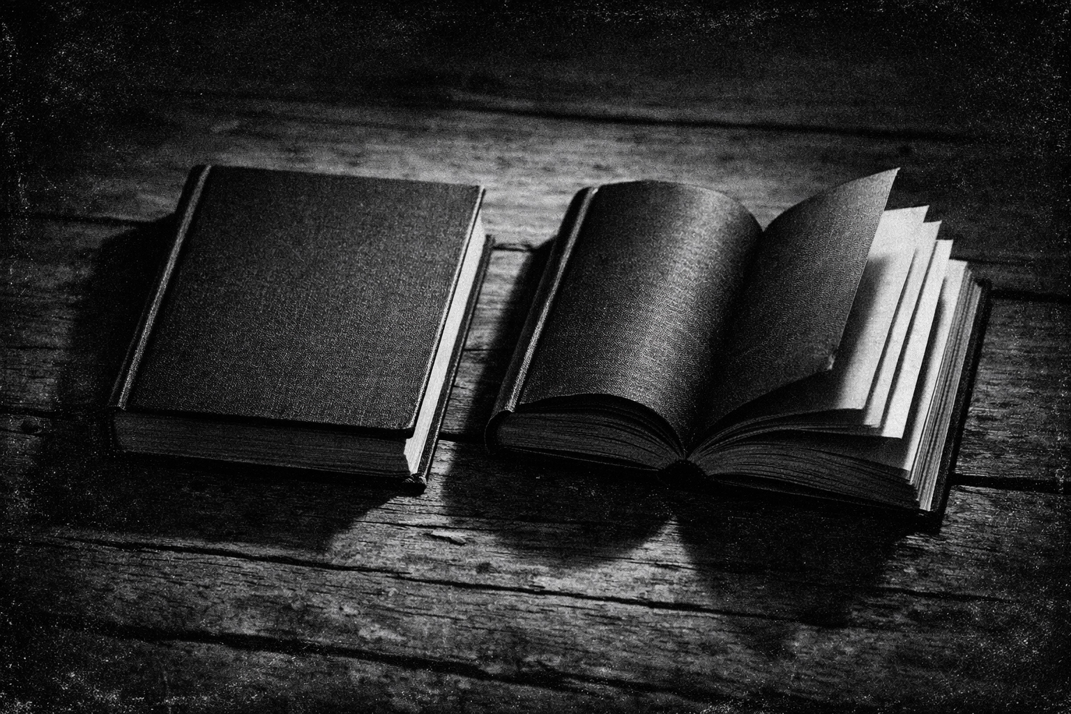 Two dark memoir books side by side representing choice between trauma and dark memoir genres