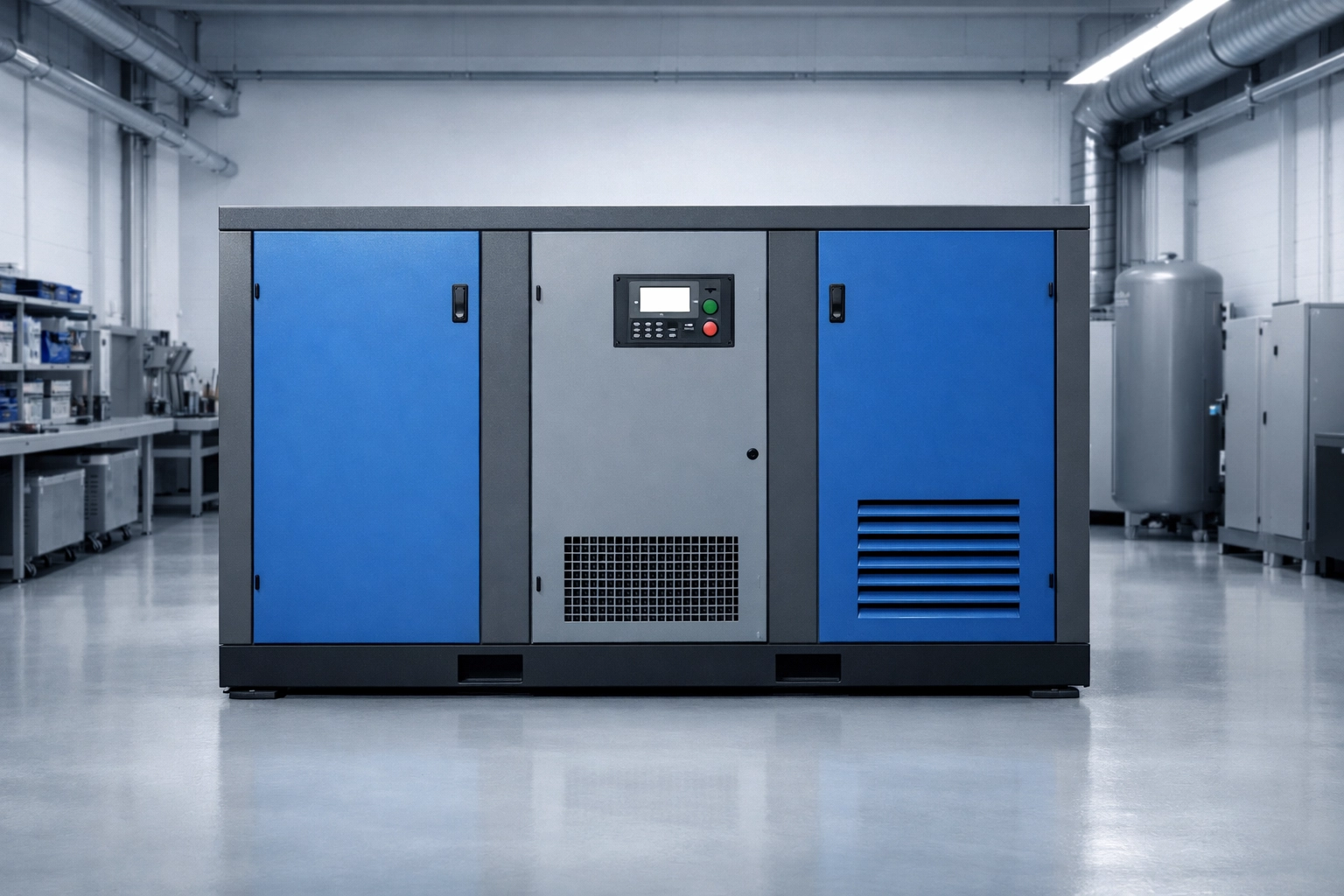 Permanent Magnet Variable Frequency (PMV) screw air compressor, model LY-100CV