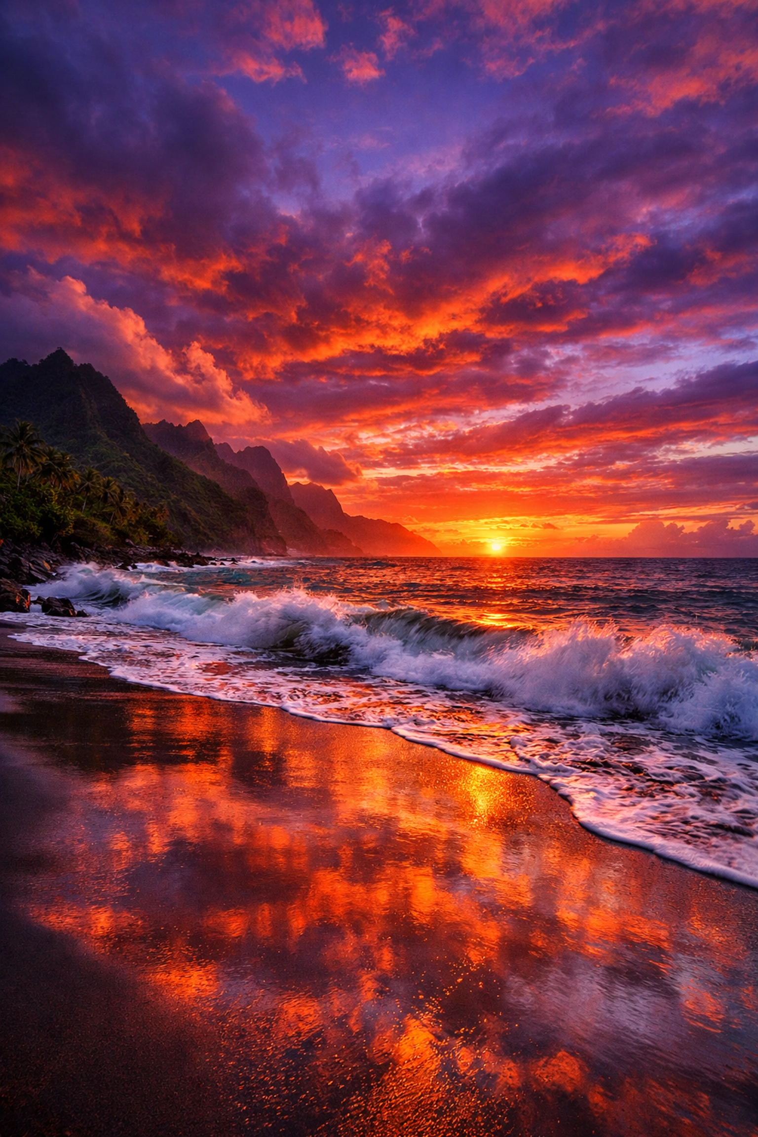 The Ultimate Guide to Proshoot.io: Everything You Need to Succeed as a Visual Pro 4 Dramatic tropical beach sunset showing the level of visual storytelling needed to succeed as a visual pro.