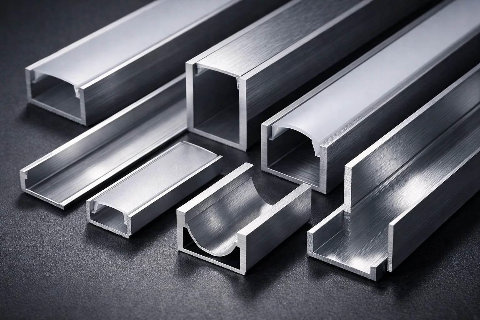High-quality aluminum LED channels and profiles for professional cabinet lighting installations.