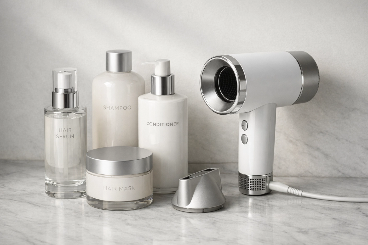 Professional hair care products and styling tools used at our Concord NH hair salon.