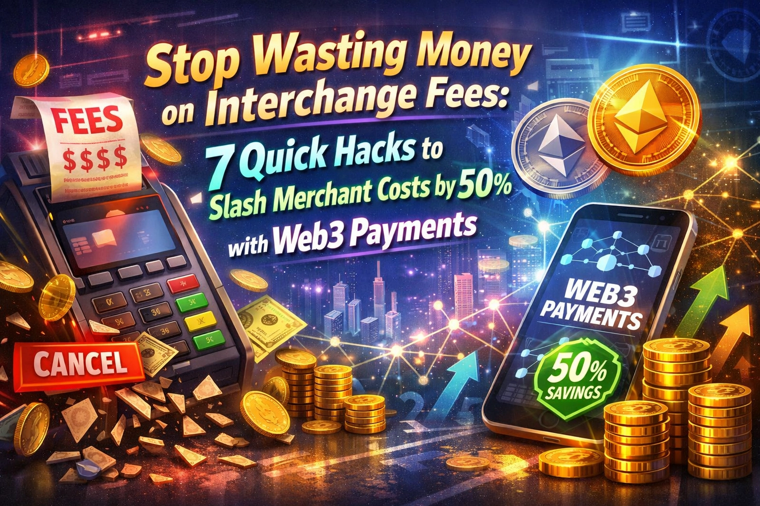 [HERO] Stop Wasting Money on Interchange Fees: 7 Quick Hacks to Slash Merchant Costs by 50% with Web3 Payments