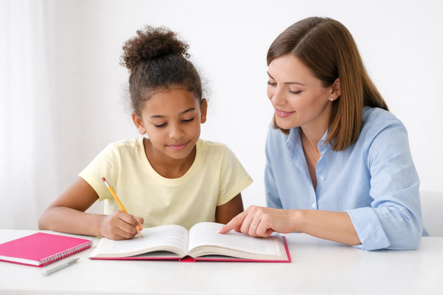 Bijles basisonderwijs waarbij een kind extra uitleg krijgt bij de schoolstof.