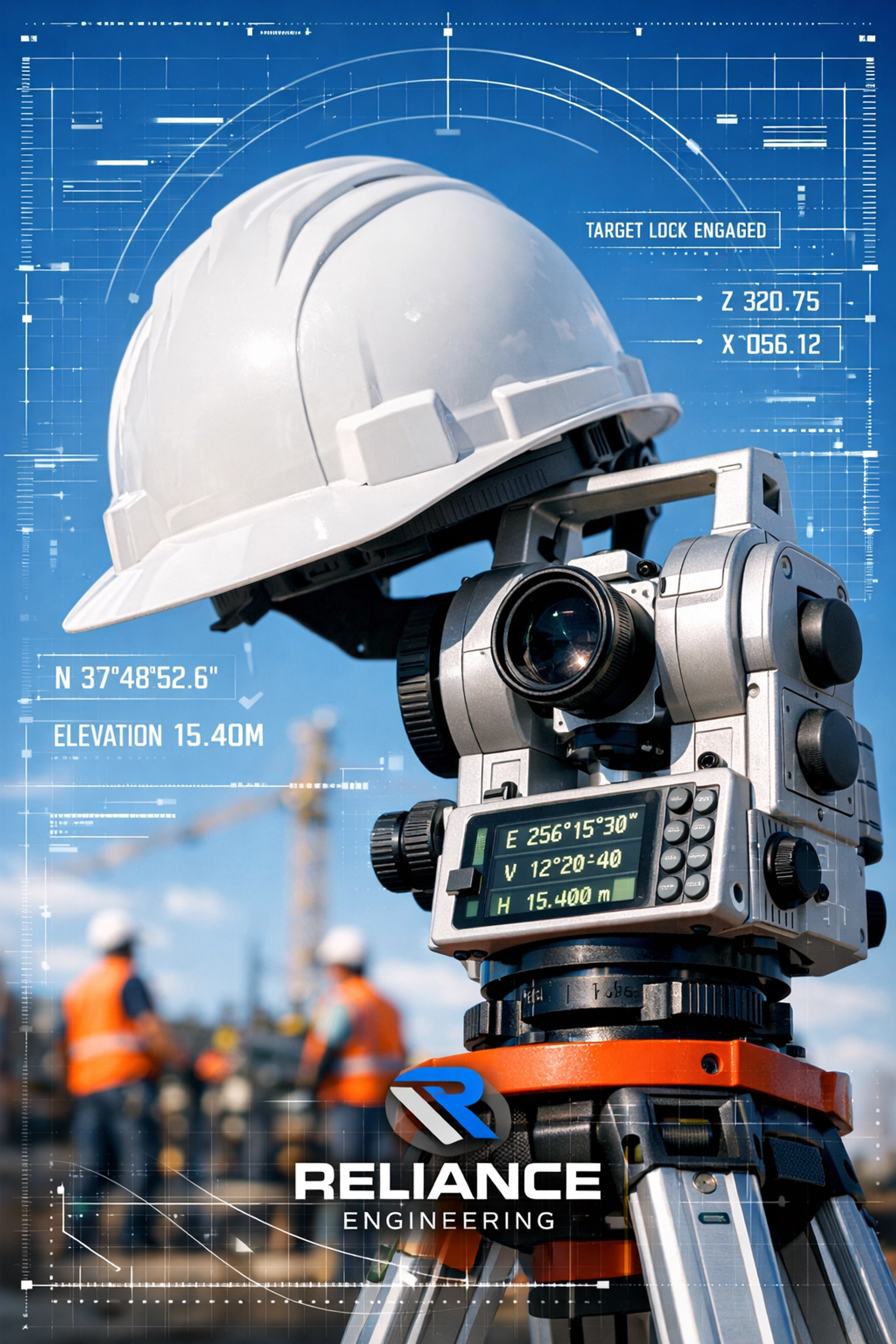 Land development surveying equipment on an Ontario construction site representing civil engineering expertise.