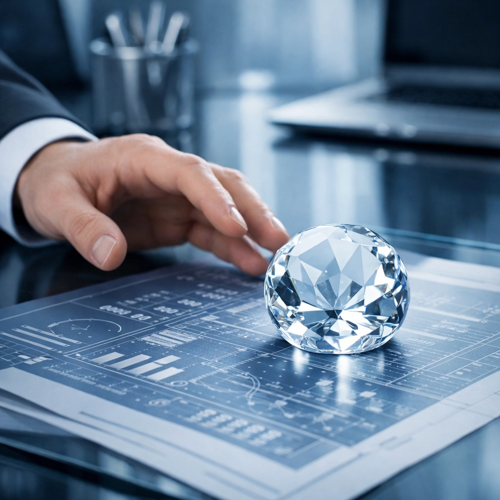 Professional analyzing business documents to identify add-backs and hidden value for an Alabama business valuation.