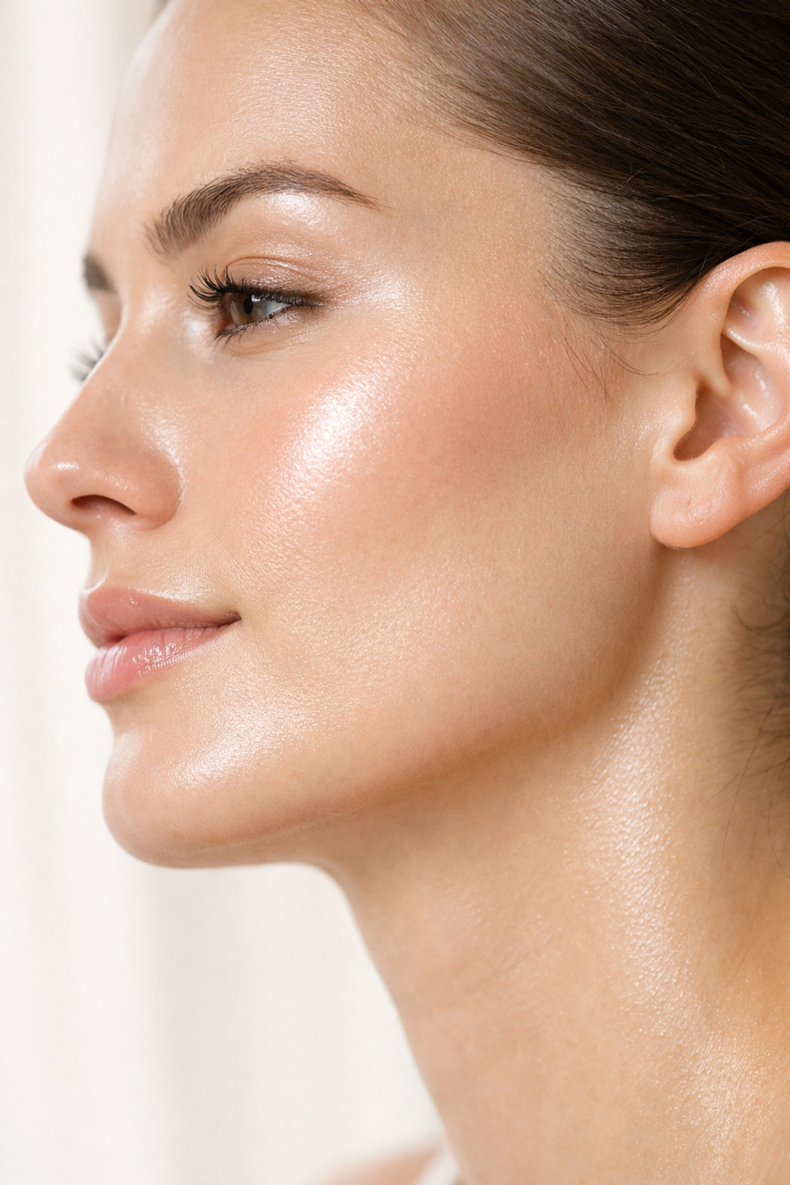 Luminous glowing skin after Perfect Peel skin brightening treatment at Bella Medica Lancashire