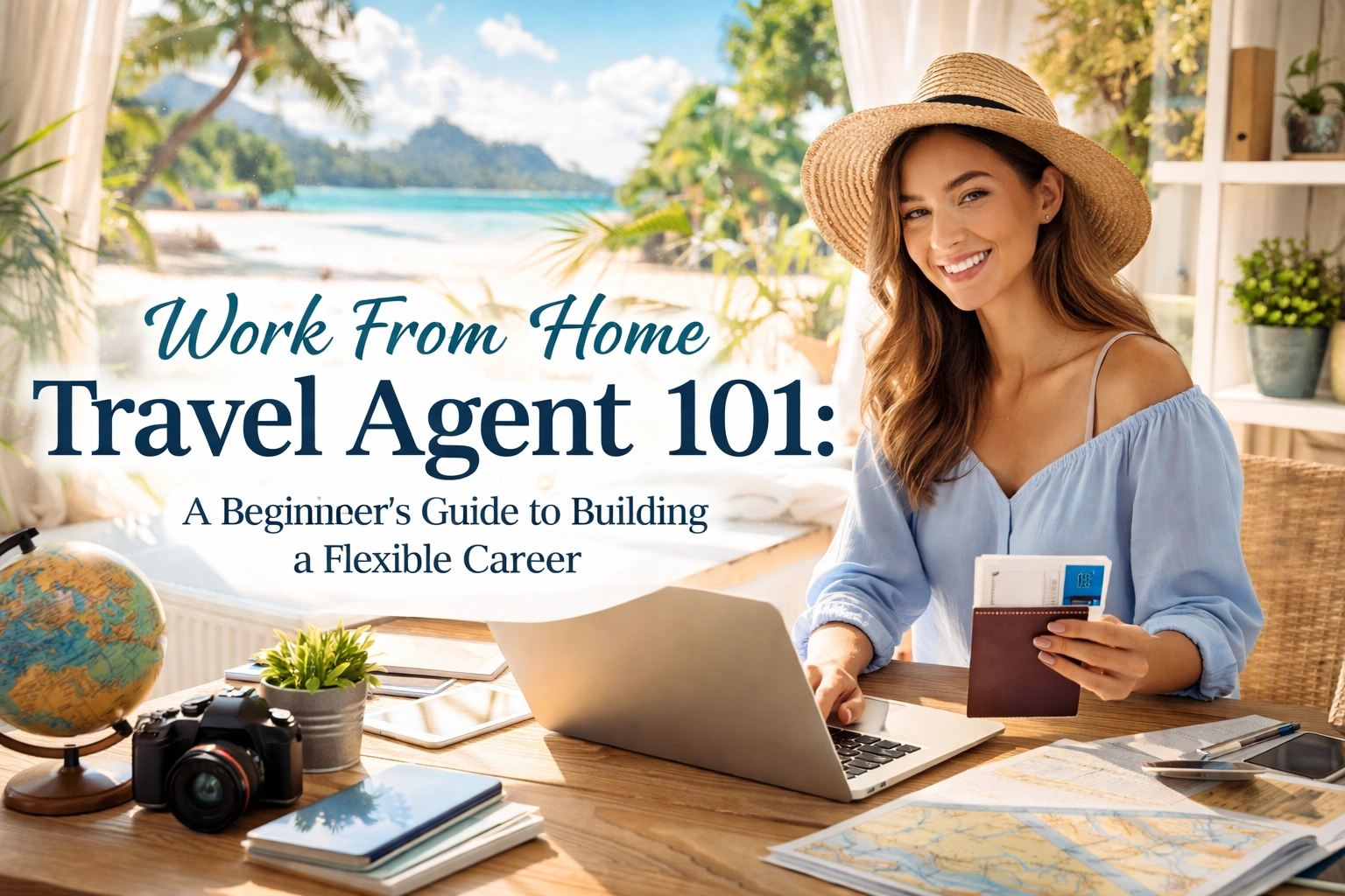 [HERO] Work From Home Travel Agent 101: A Beginner's Guide to Building a Flexible Career
