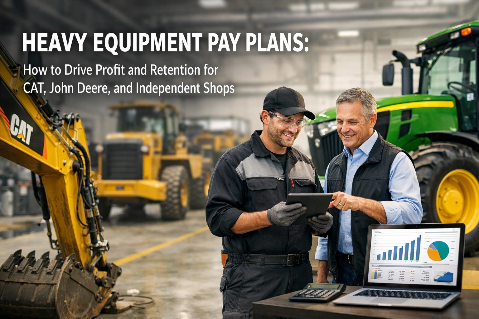 Heavy Equipment Pay Plans: How to Drive Profit and Retention for CAT, John Deere, and Independent Shops
