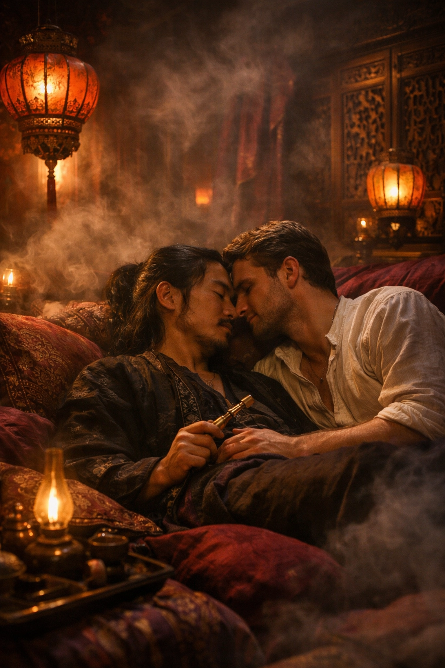 Two men find refuge in a 19th-century Chinatown opium den in San Francisco