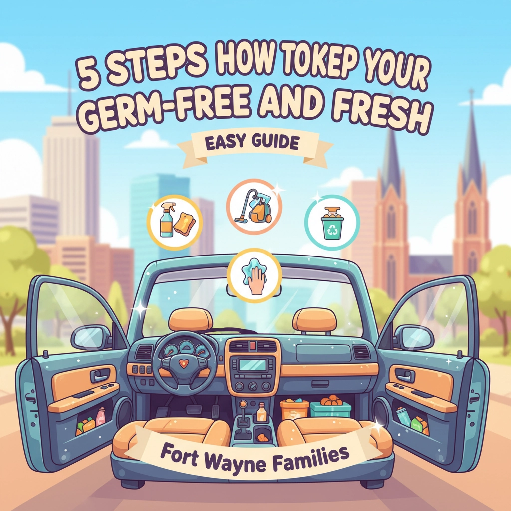 5 Steps How to Keep Your Car Interior Germ-Free and Fresh (Easy Guide for Fort Wayne Families)