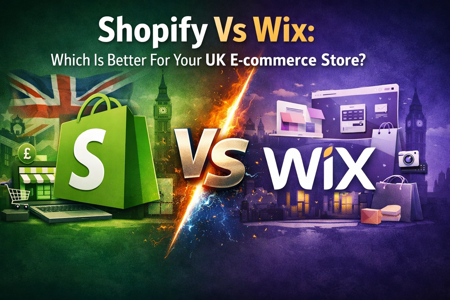 [HERO] Shopify Vs Wix: Which Is Better For Your UK E-commerce Store?