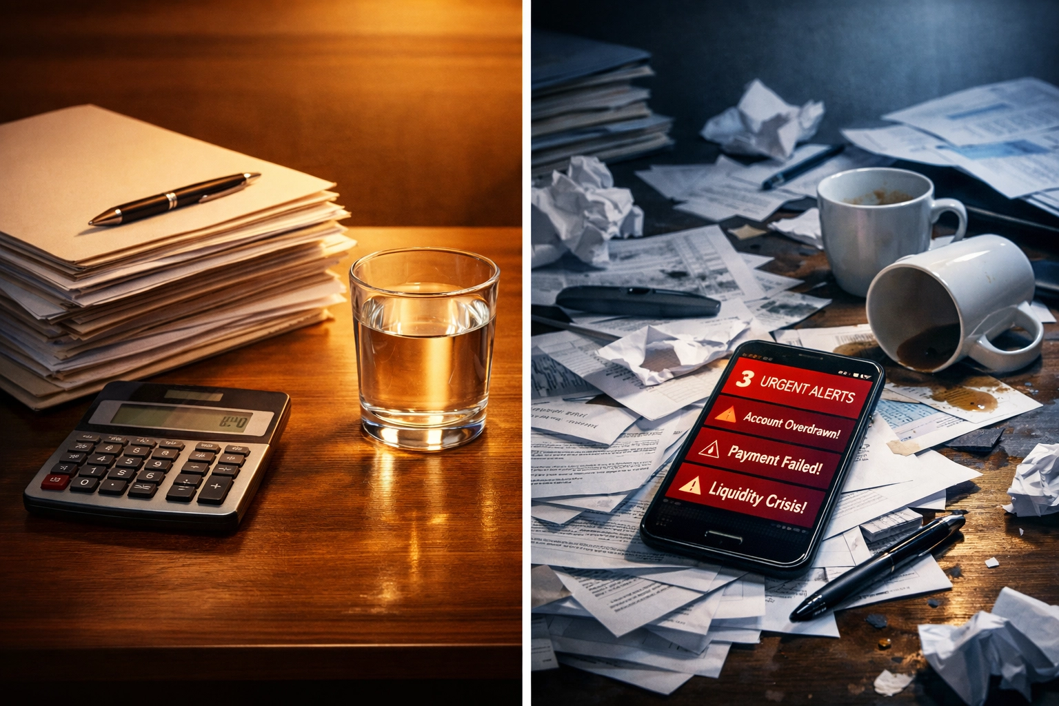 Comparison of organized investment planning versus liquidity crisis in alternative portfolio management