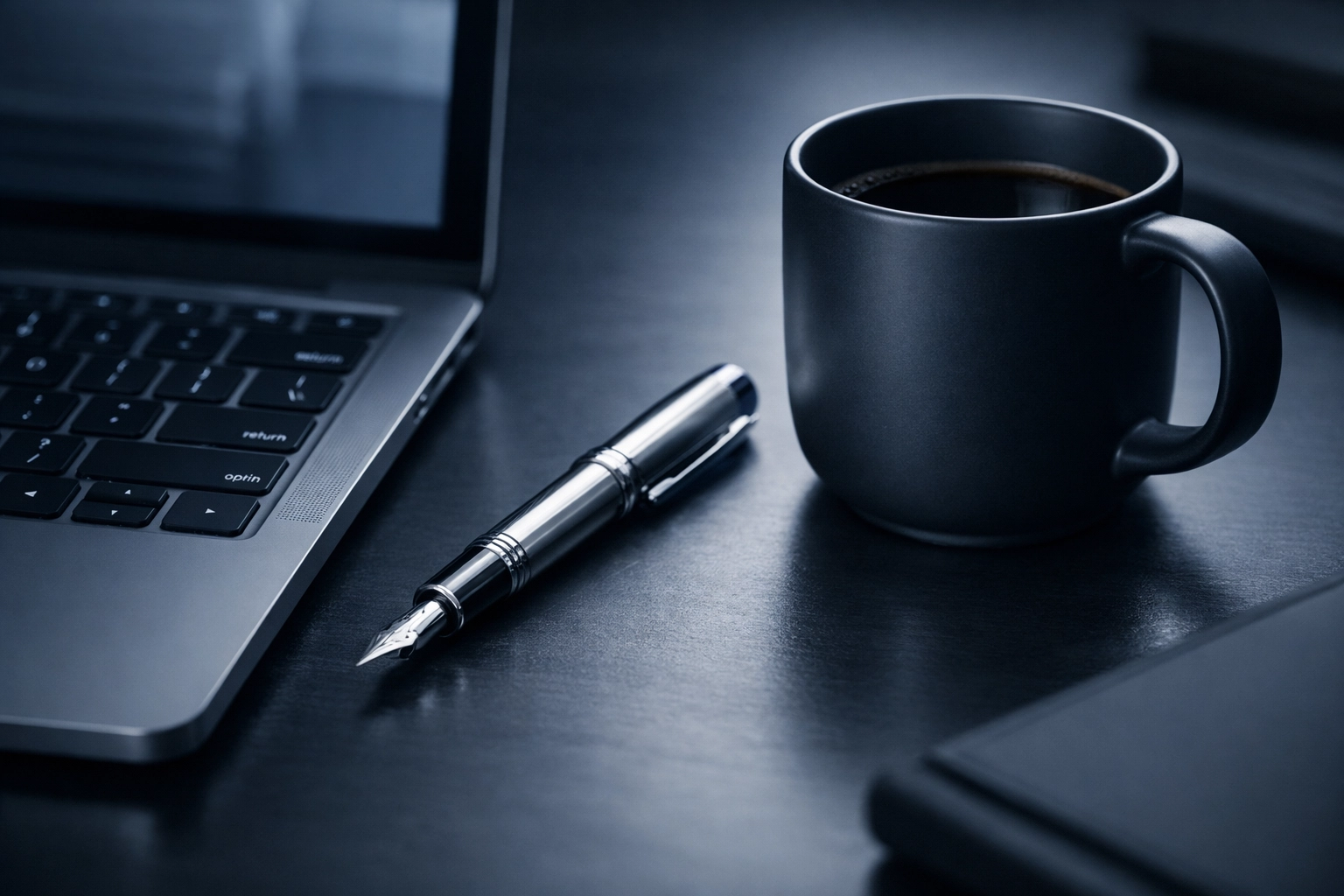 Clean and organized workstation representing professional bookkeeping and accurate financial categorization.