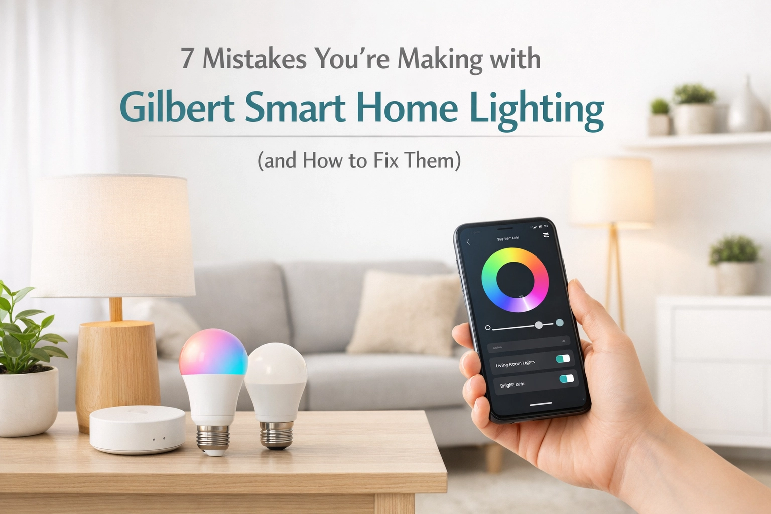 [HERO] 7 Mistakes You’re Making with Gilbert Smart Home Lighting (and How to Fix Them)