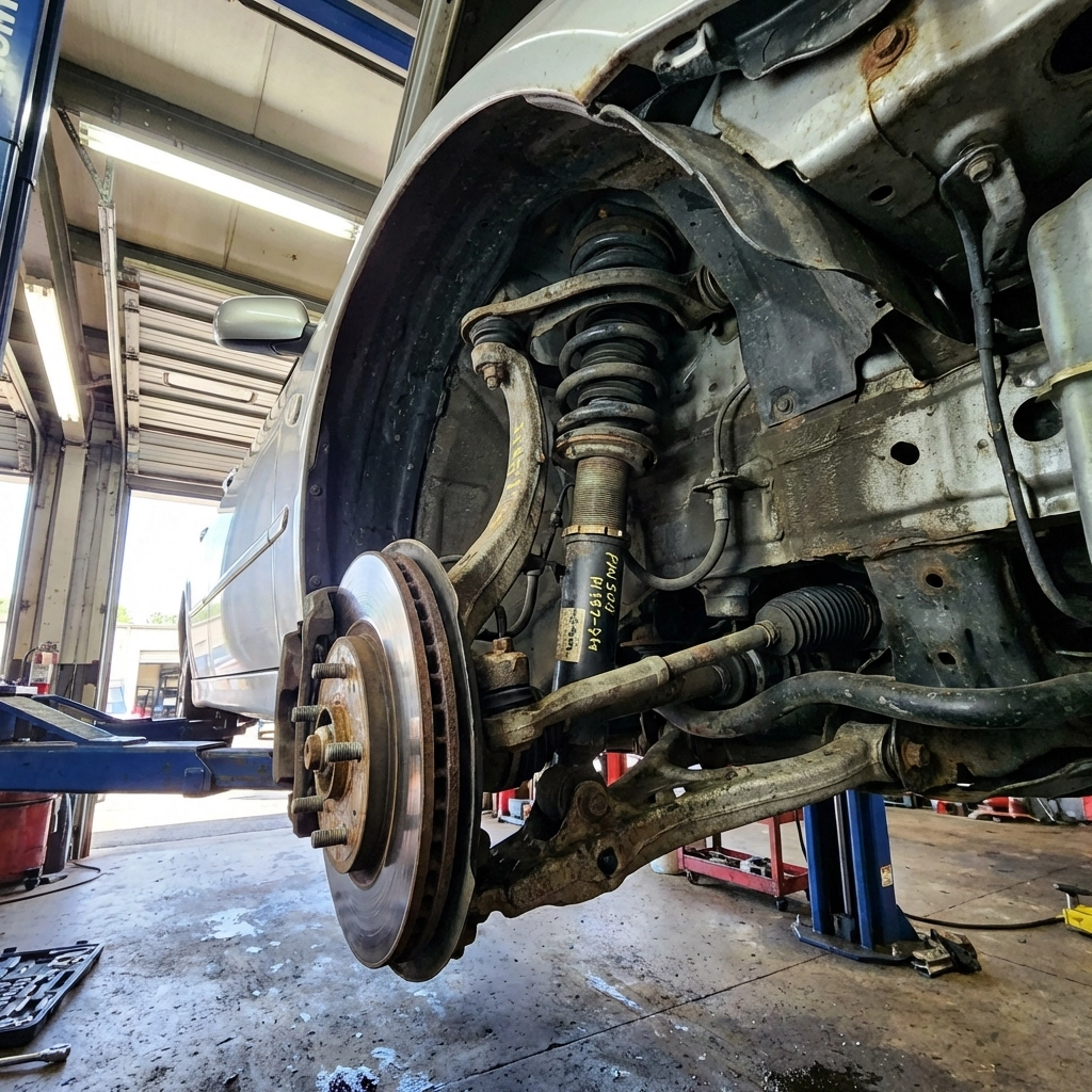 Toyota Altezza Super Strut front suspension assembly, rare OEM setup prized by JDM collectors