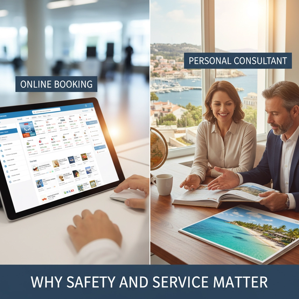 Online Booking Vs. Personal Travel Consultant: Why Safety and Service Matter