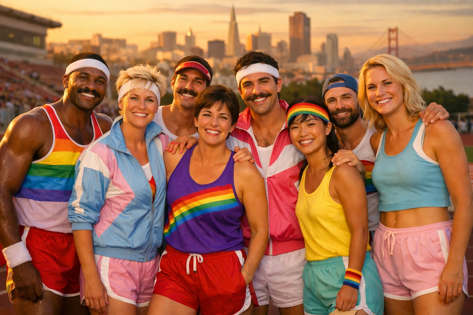 Diverse LGBTQ+ athletes unite at 1982 Gay Games in San Francisco