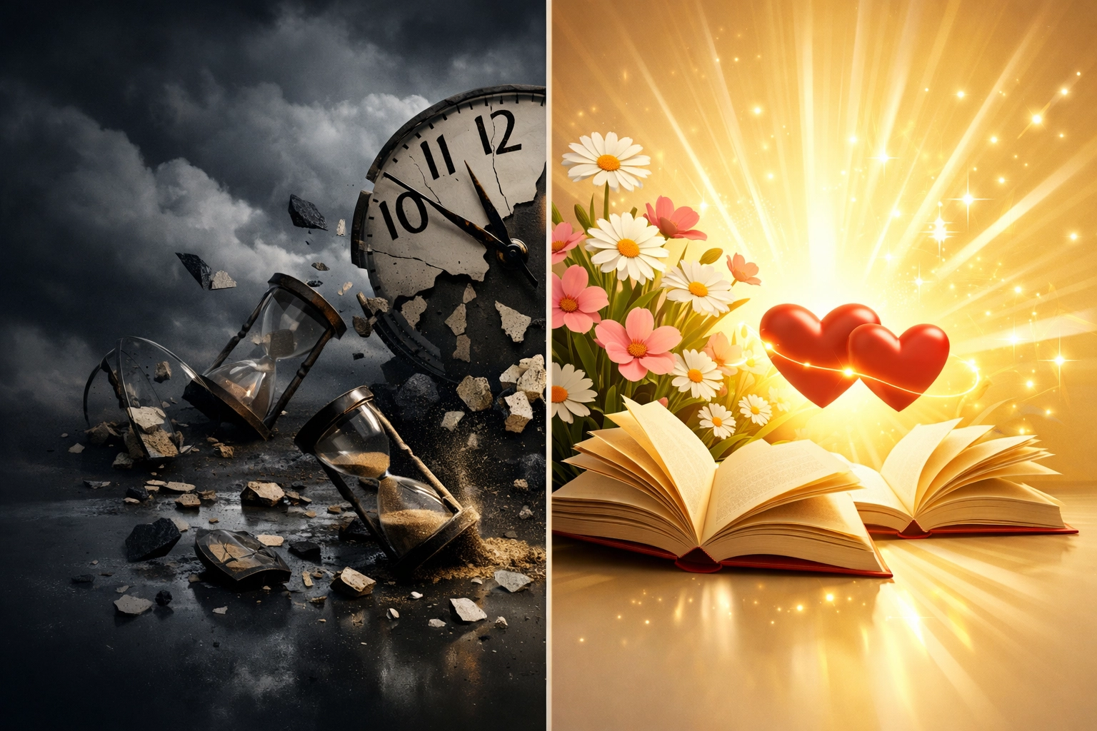 Split image showing technology consuming time versus multiplying Kingdom impact and blessings