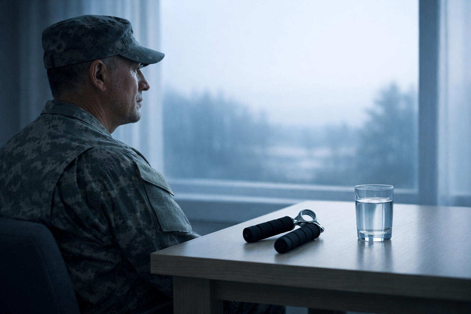 Veteran reflecting on bad days and functional limitations for a VA disability C&P exam. Veteran reflecting on bad days and functional limitations for a VA disability C&P exam.