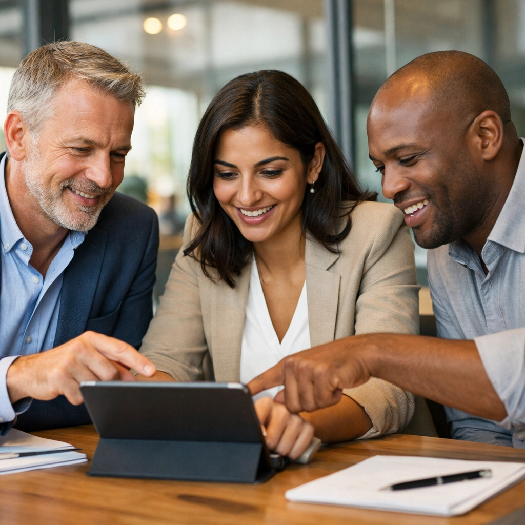 ServiceNow consulting services team discussing ITOM and ITAM strategies for business ROI.