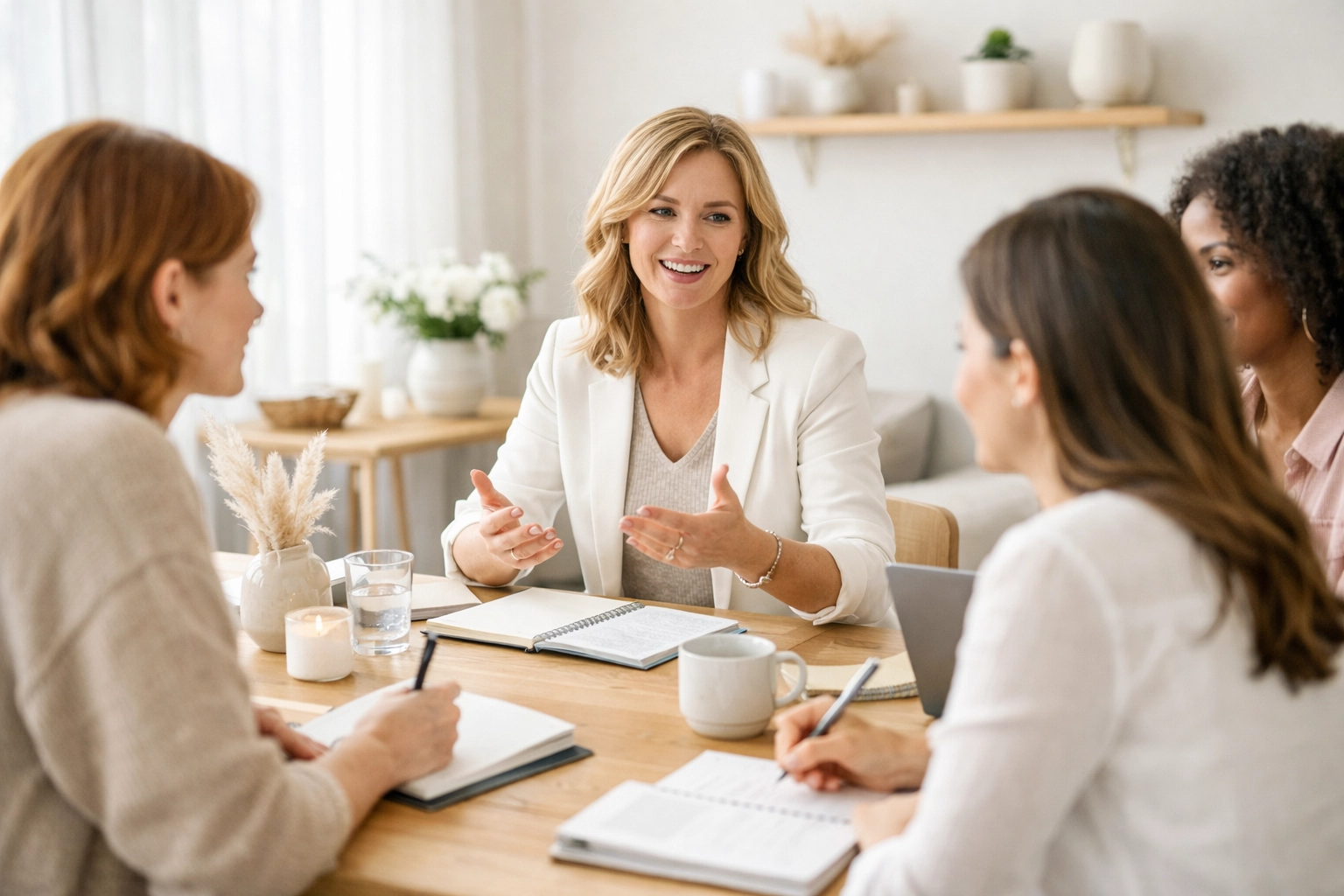 Group of female entrepreneurs in a Denver mastermind session