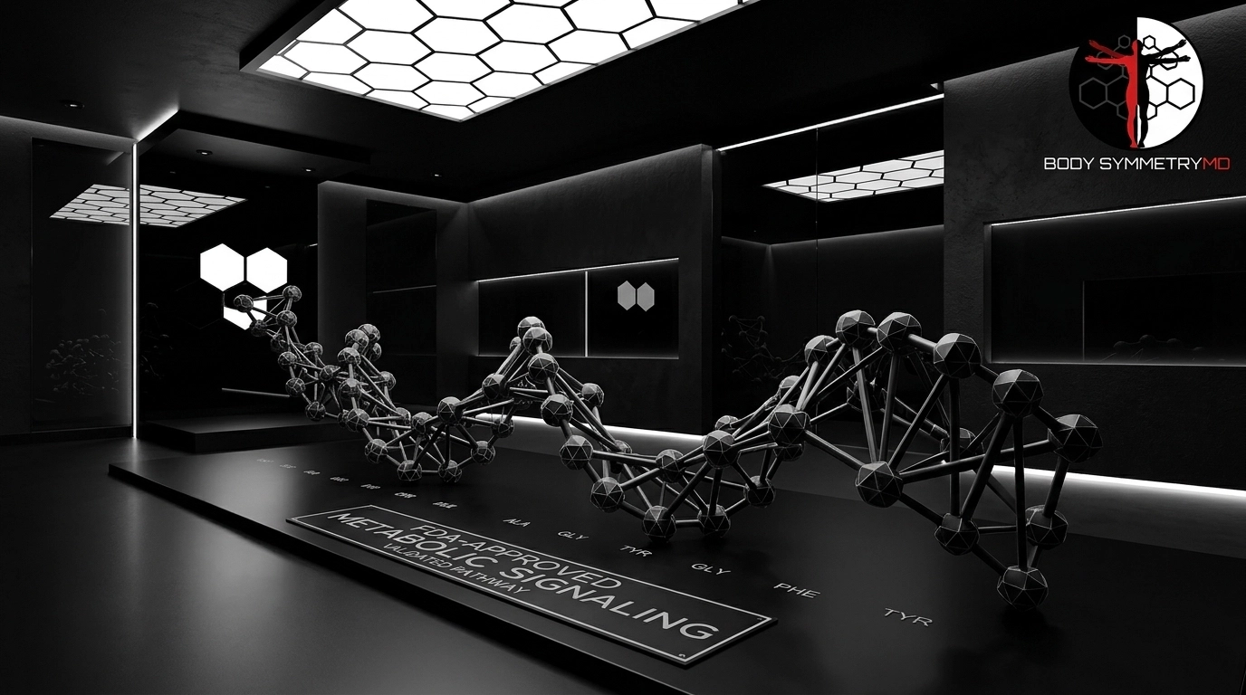 Peptide Molecular Chain Architectural Schematic