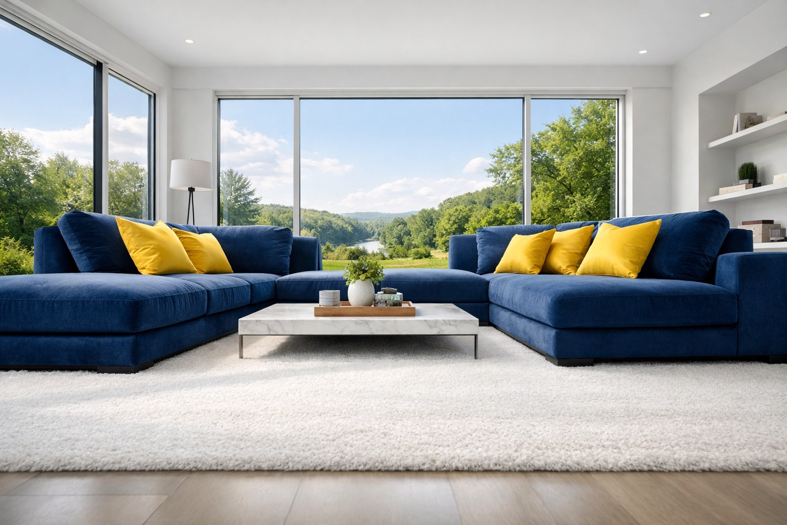 Stress-free living room in Westford featuring a Ninja-level clean atmosphere with a regular bi-weekly house cleaning.