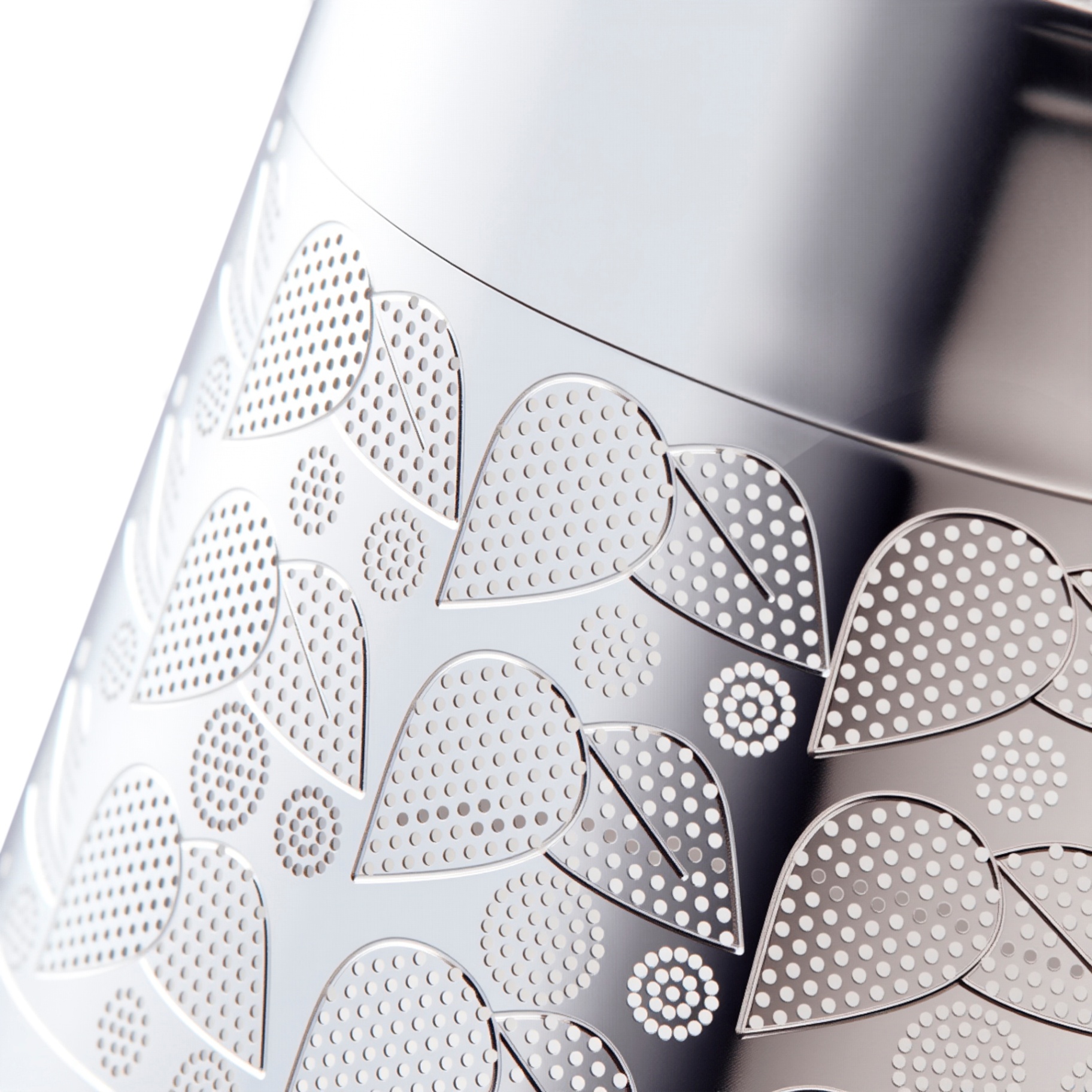 Close-up of stainless steel K-Cup pod filter