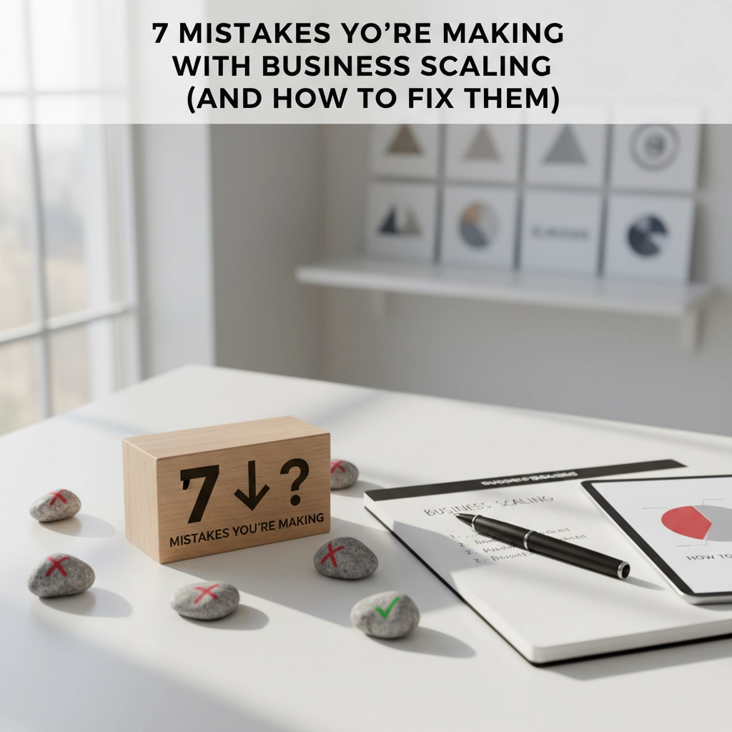 7 Mistakes You're Making with Business Scaling (and How to Fix Them)