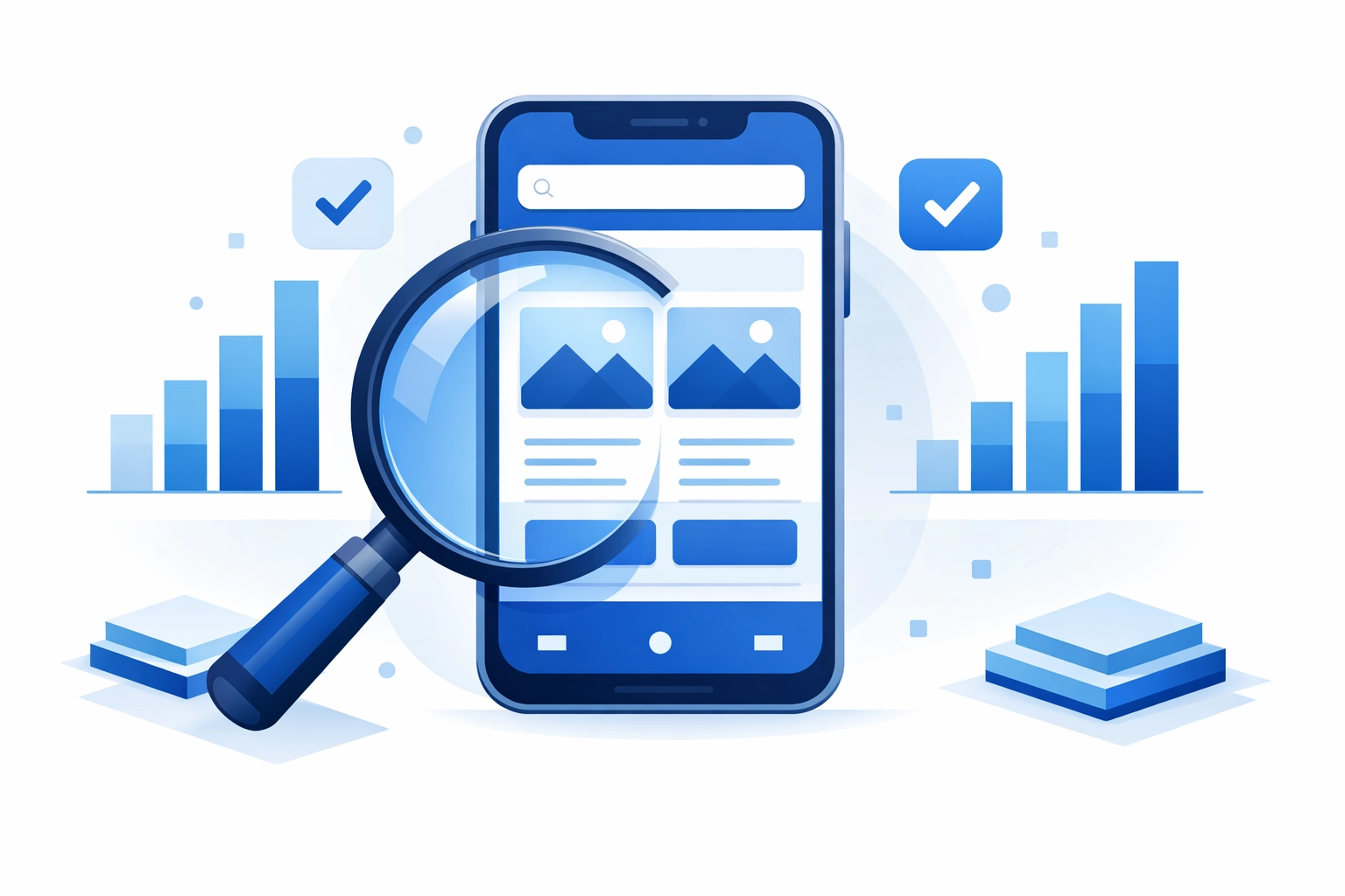 A website design audit focusing on mobile optimization and ad spend efficiency