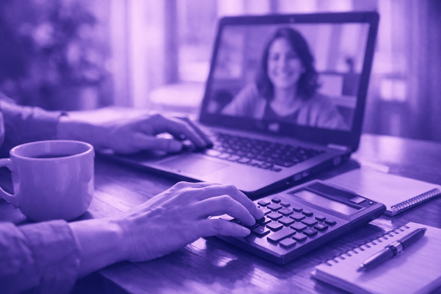 Professional bookkeeper collaborating with client on personalized accounting services