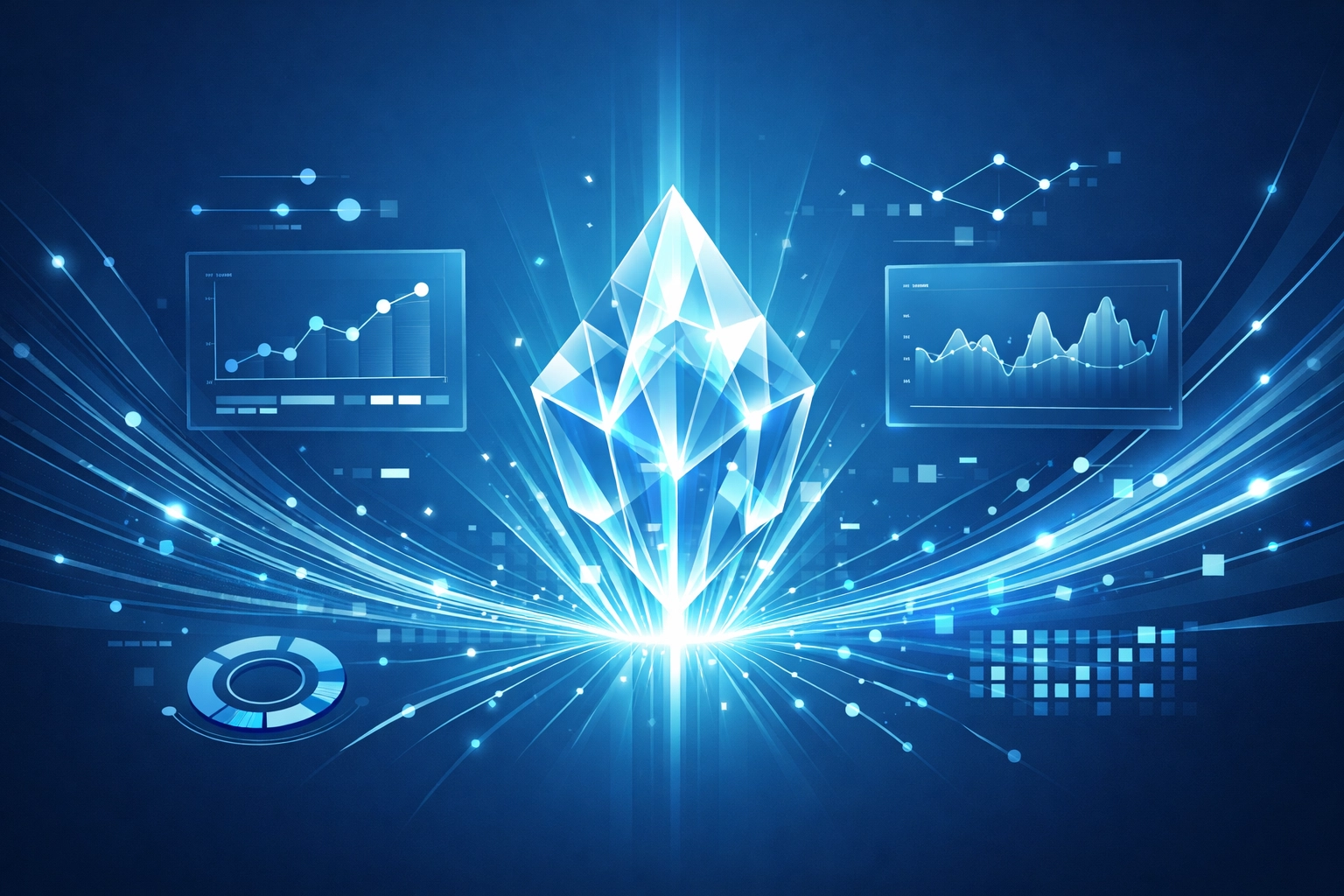 Digital data stream representing predictive analytics and strategic insights for fintech platform growth.