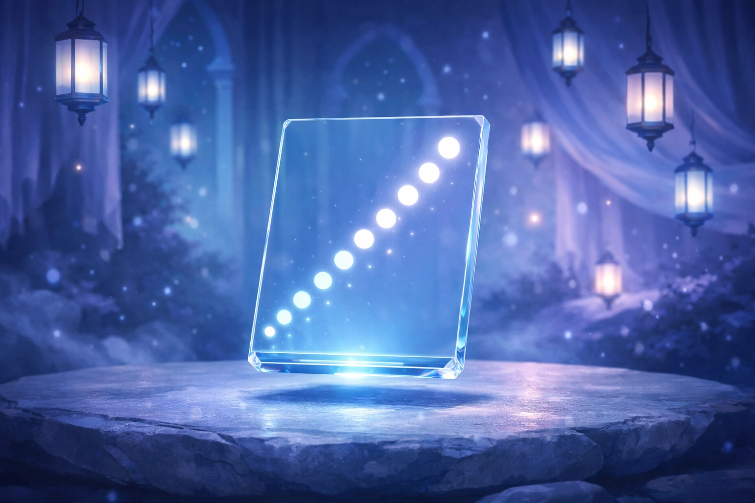 Une tablette numérique lumineuse affichant un plan d'action clair en 10 étapes pour atteindre des objectifs de vie personnels.