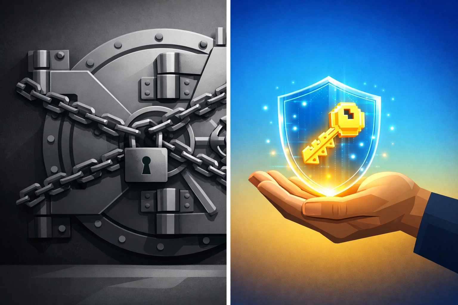Self-custody crypto wallet versus custodial payment processor control comparison
