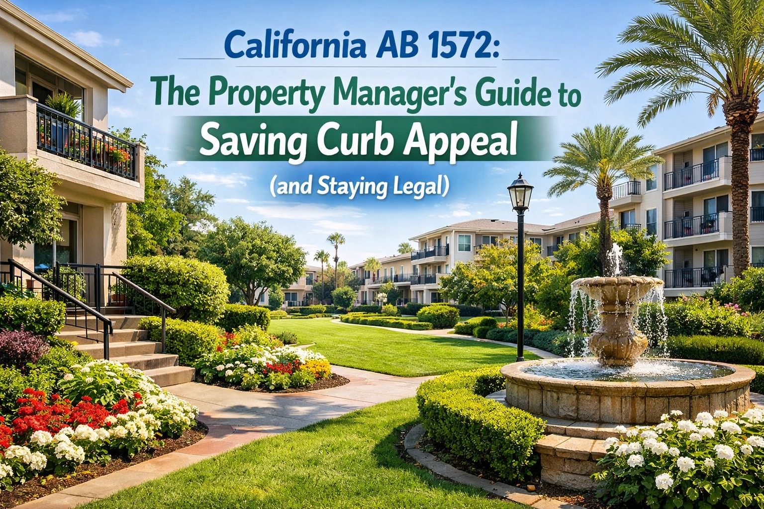 [HERO] California AB 1572: The Property Manager's Guide to Saving Curb Appeal (and Staying Legal)
