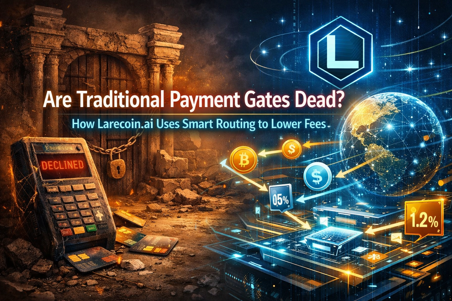 [HERO] Are Traditional Payment Gates Dead? How Larecoin.ai Uses Smart Routing to Lower Fees